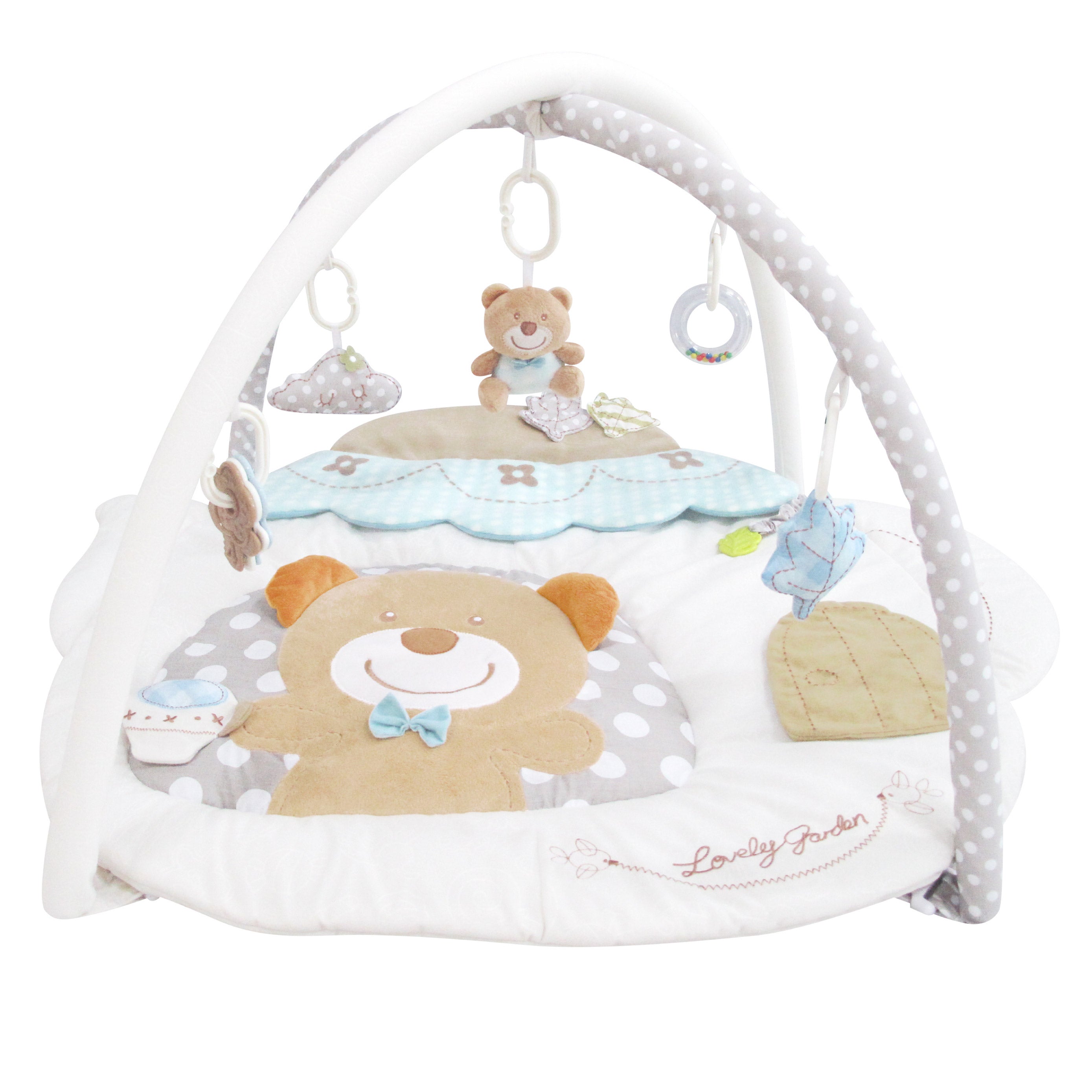 Moon Perky Baby Playmat - Teapot Bear | Activity Gyms & Playmats Moon Perky Baby Playmat - Teapot Bear | Activity Gyms & Playmats