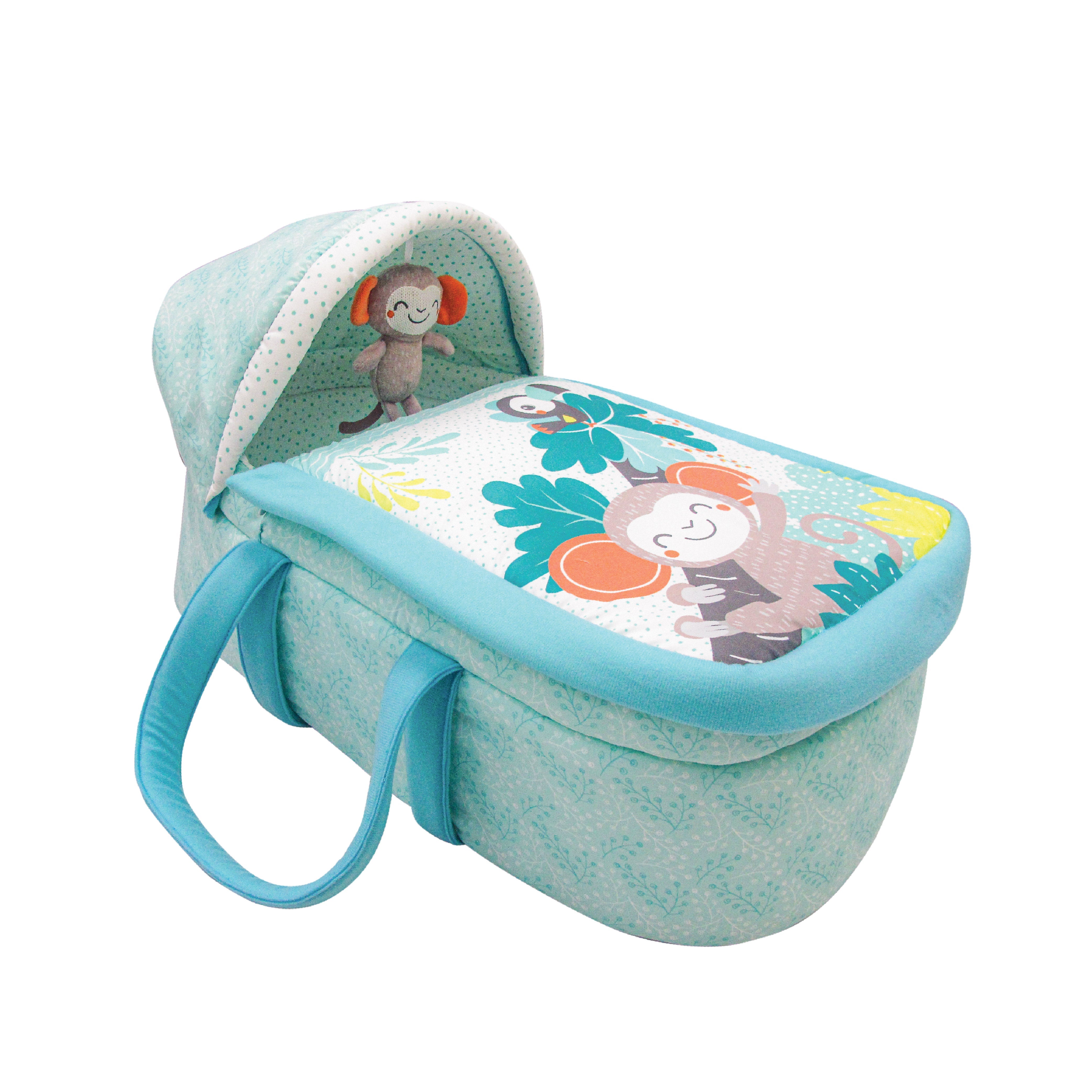 Moon - Jungle Friends Moses Basket & Bedside Sleeper | Carry Cots Moon - Jungle Friends Moses Basket & Bedside Sleeper | Carry Cots