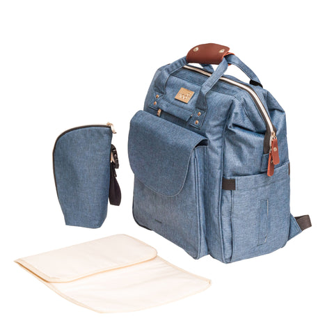 Moon - Denise Diaper Backpack (Blue)