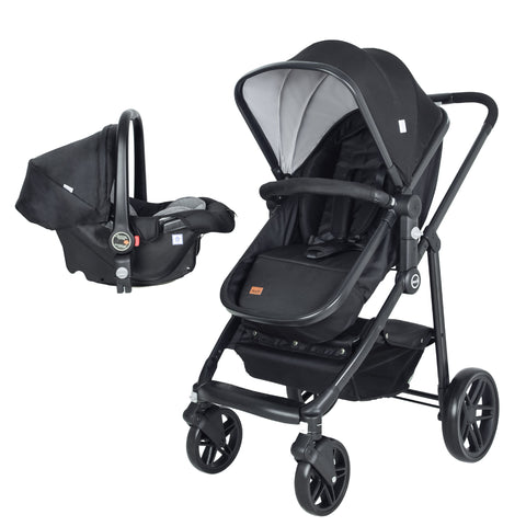 Moon - Tres 3 In 1 Travel System (Black)