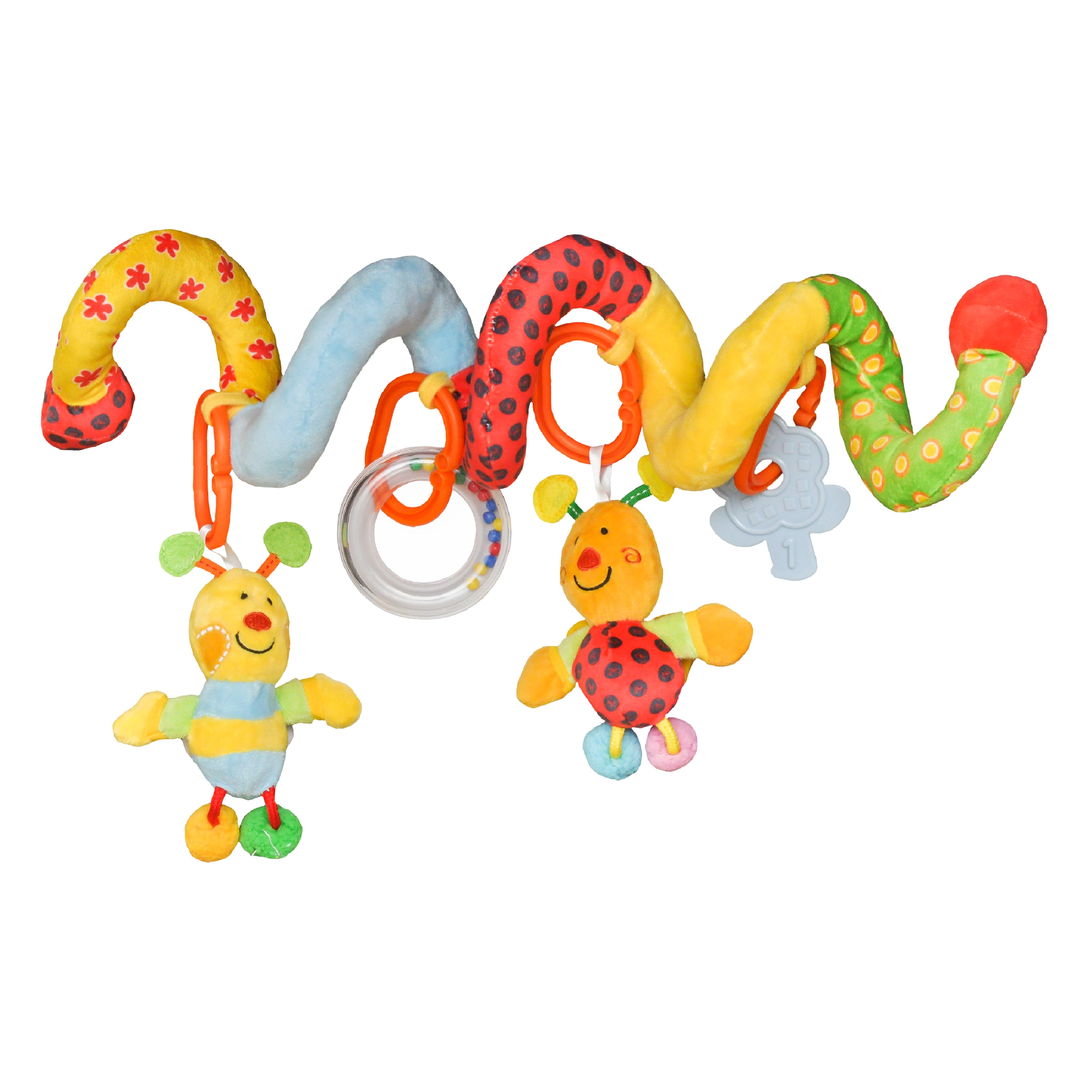 Moon - Spiral Activity Toy - Bee | Crib & Cot Mobiles Moon - Spiral Activity Toy - Bee | Crib & Cot Mobiles
