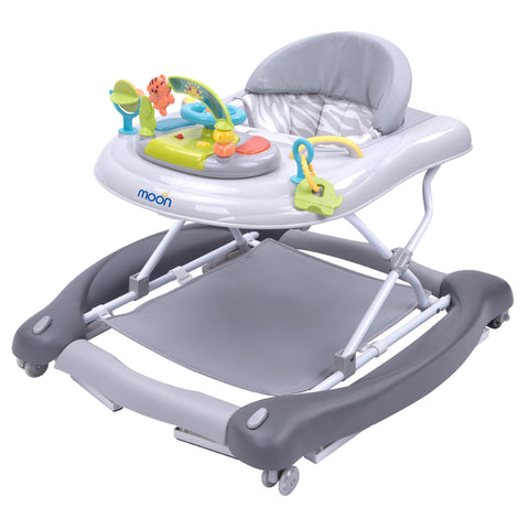 Moon - Crusie 4-in-1 Walker With Music Box (Grey)