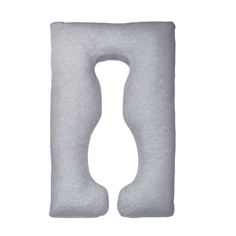 Moon - Bamboo Full Body Pregnancy Pillow U-shaped (Grey)