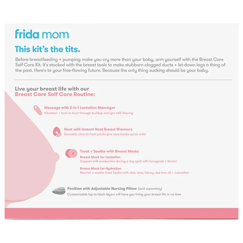 Frida Mom - Breast Care Self Care Kit (9 Piece Set)