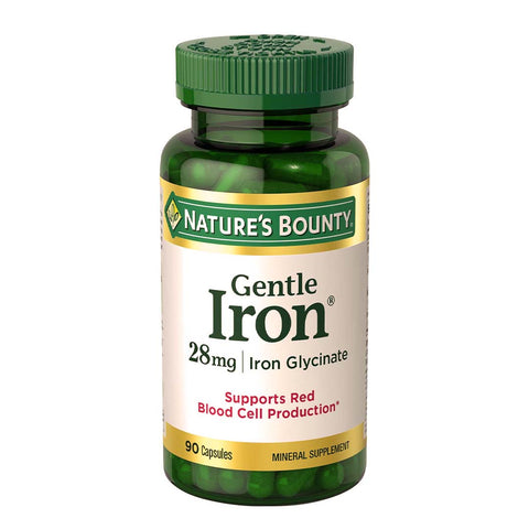 Buy Natures Bounty Gentle Iron Capsule 90 CAP Online - Kulud Pharmacy