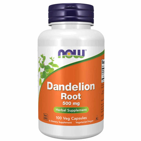 Now Dandelion Root 500 Mg 100 Capsules