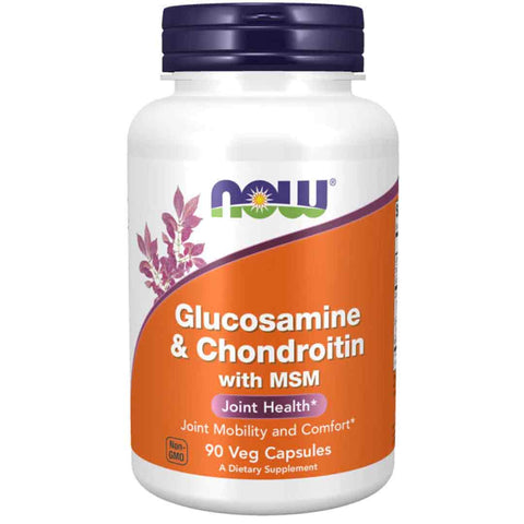 Now Glucosamine & Chondroitin With Msm 90 Veg Capsules