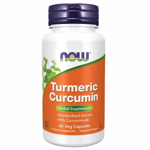 Now Turmeric Curcumin 60 Veg Capsules
