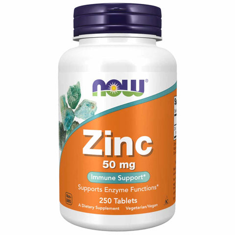 Now Zinc 50 Mg 250 Tablets