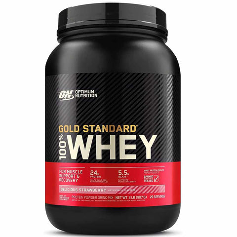 Optimum Nutrition 100% Whey Gold Standard 2Lb Delicious Strawberry
