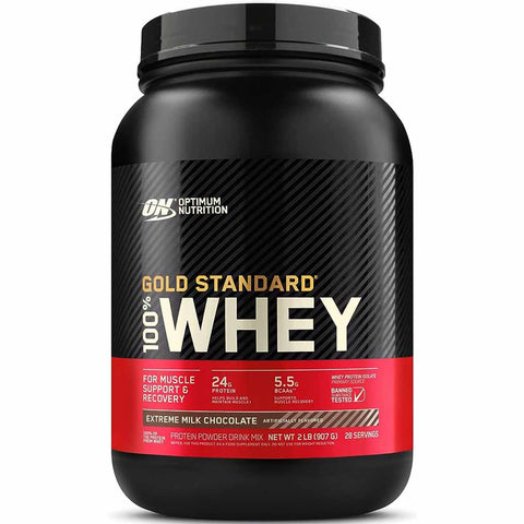 Optimum Nutrition 100% Whey Gold Standard 2Lb Extreme Milk Chocolate