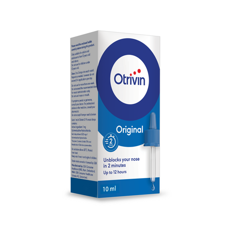 Otrivin Adult Nasal Drops Relieves Allergy - 10 Ml