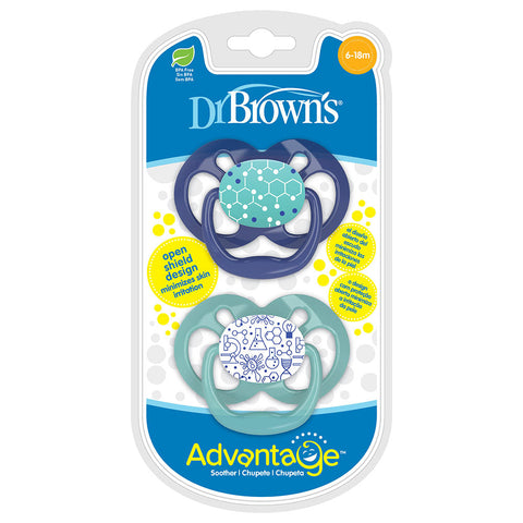 Advantage Pacifier - Stage 1, 2-Pack (Blue)