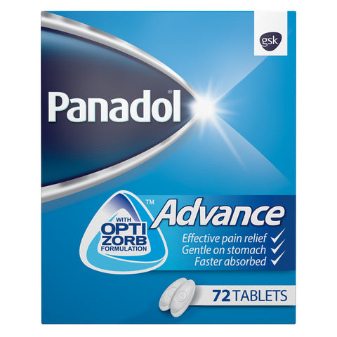 Buy Panadol Advance Tablet 72 PC Online - Kulud Pharmacy