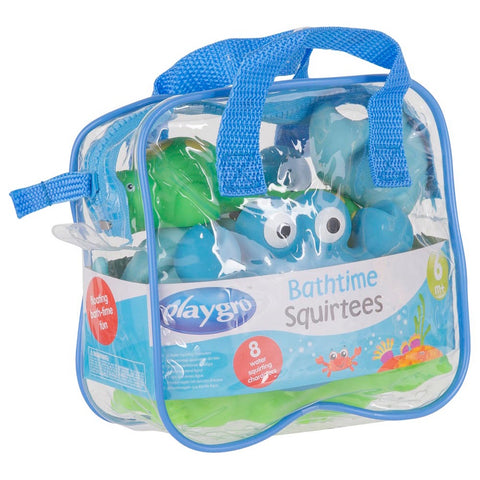 Playgro - Bathtime Squirtees (Pack Of 8)