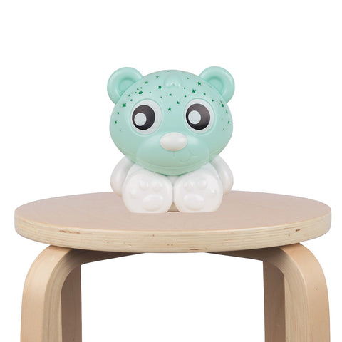 Playgro - Goodnight Bear Night Light And Projector (Mint And White)