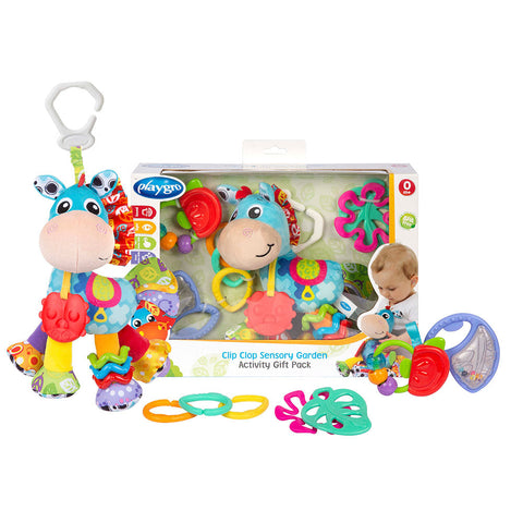 Playgro - Clip Clop Sensory Garden Activity Gift Pack