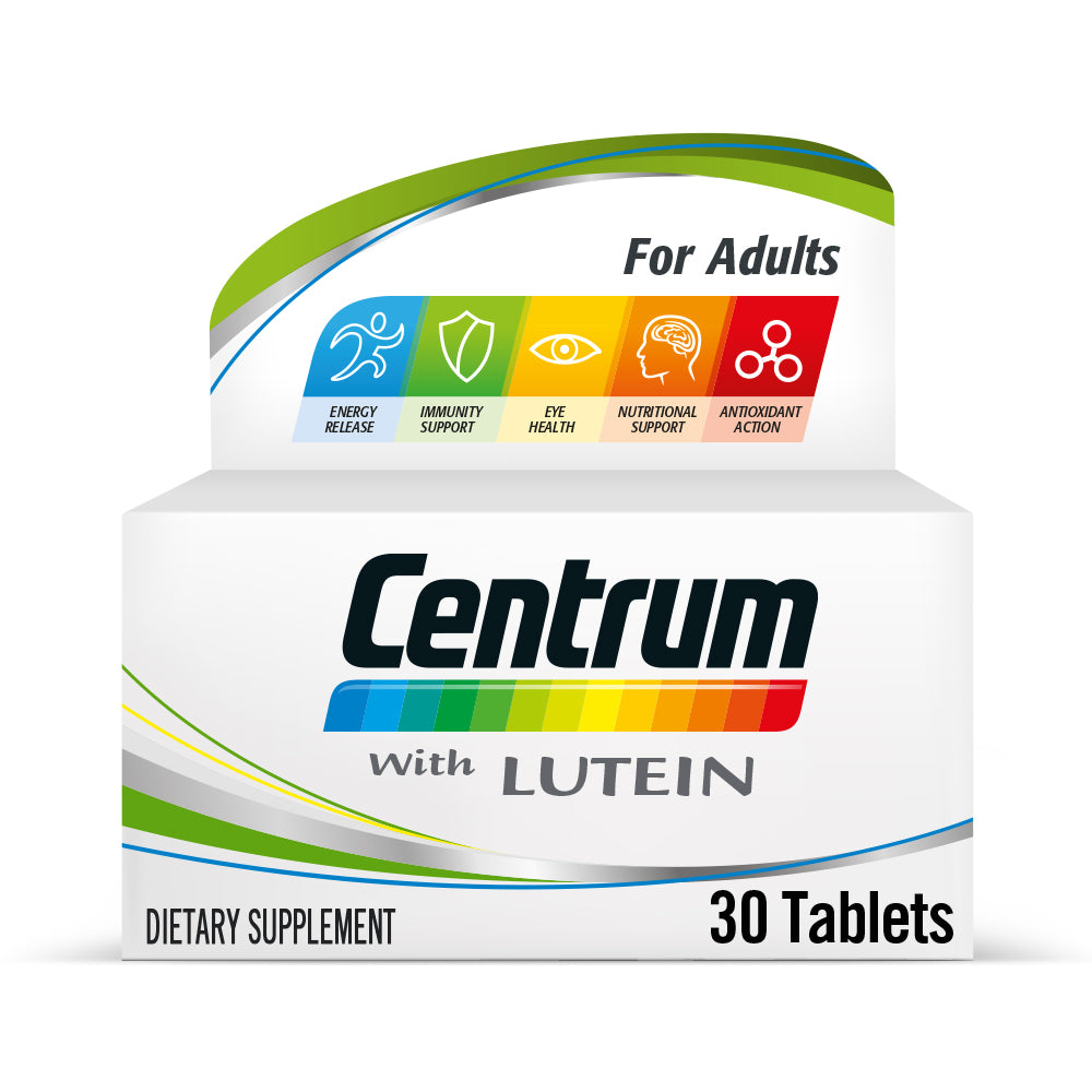 Centrum With Lutein Tablet 30 Tab | Eye & Vision Support Centrum With Lutein Tablet 30 Tab | Eye & Vision Support
