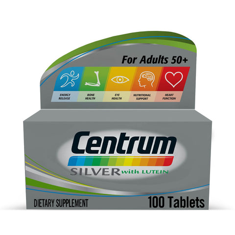 Centrum Silver With Lutein Tablet 100 Tab