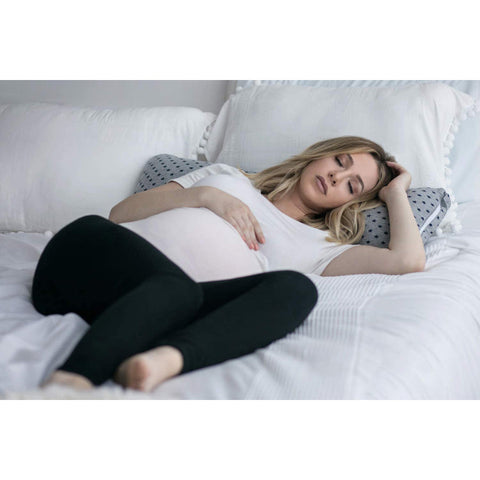 Pharmedoc U Shape Pregnancy Pillow - Grey/stars (Jersey Cover)