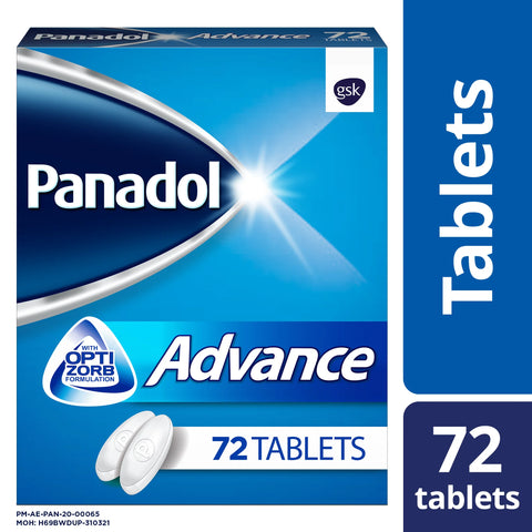 Panadol Advance Optizorb 500mg Tab 72's