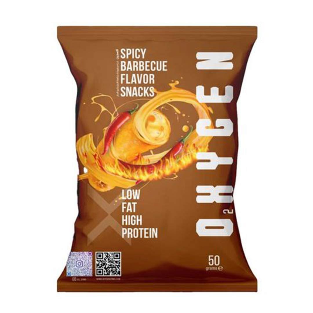 Oxygen Protein Snacks Spicy Bbq 50G | Protein Chips Oxygen Protein Snacks Spicy Bbq 50G | Protein Chips
