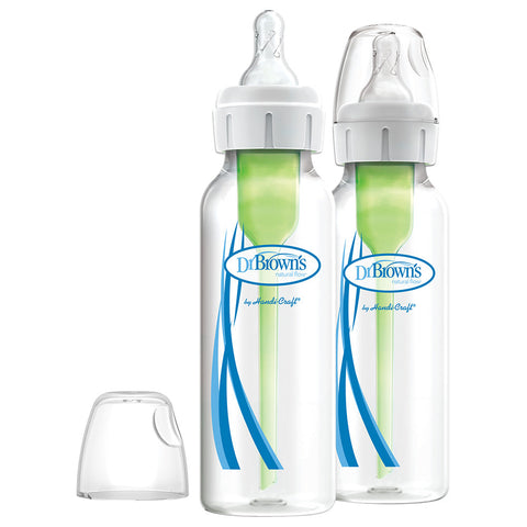 8 Oz / 250 Ml Pp Narrow-Neck "Options" Baby Bottle, 2-Pack