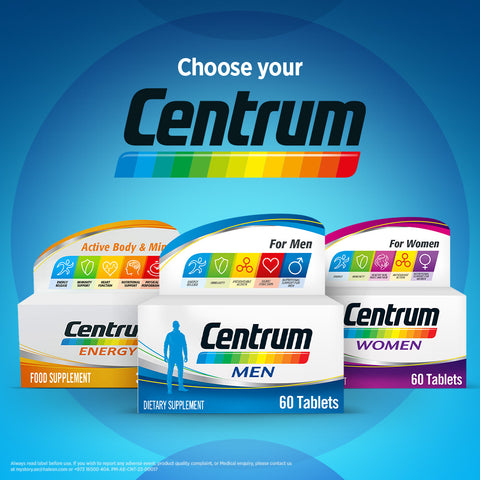 Buy Centrum Men Tablet 60 Tab Online - Kulud Pharmacy