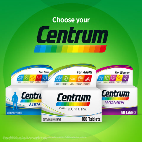 Centrum With Lutein Tablet 100 Tab