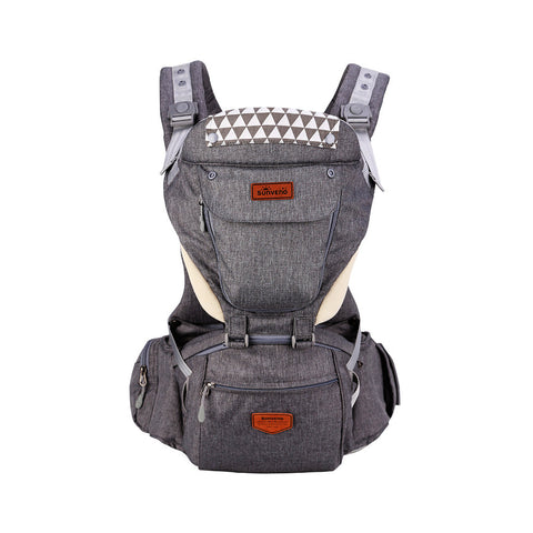 Sunveno - Kangaroo Style Ergonomic Baby Carrier (Grey)