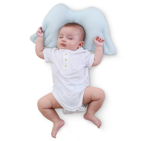 Sunveno - Infant Head Shaper Wings Pillow (Blue)