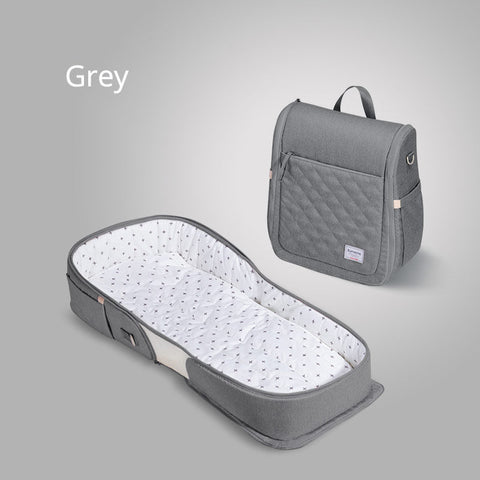 Sunveno - Portable Baby Bed & Bag (Grey)