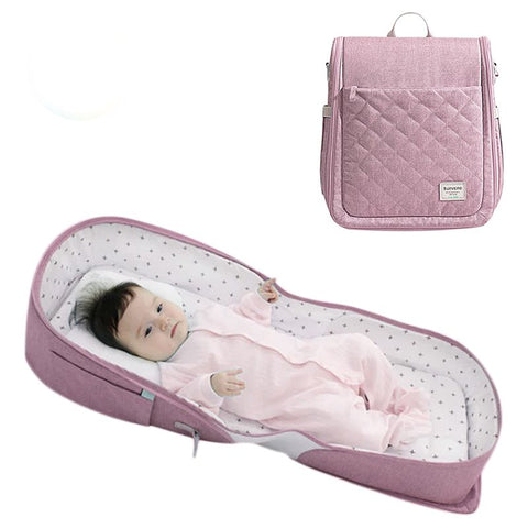 Sunveno - Portable Baby Bed & Bag (Pink)