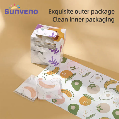 Sunveno Baby Feeding Disposable Travel Multipurpose Placemats 40Pcs