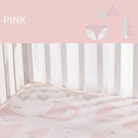 Sunveno - Baby Mattress Protector Multipurpose Mat - L (Pink)