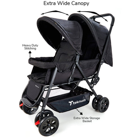 Teknum Double Baby Stroller