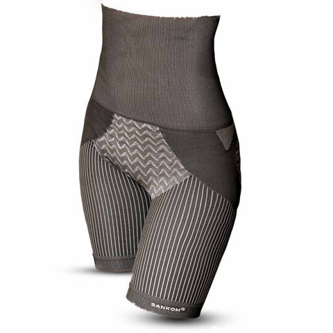 Buy Sankom Body Shaper Shorts Bamboo Fibers Posture Grey Xx Large Support 1 PC Online - Kulud Pharmacy