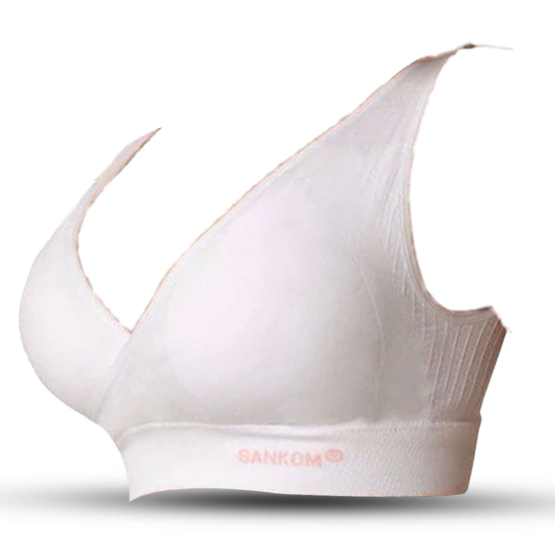 Sankom Patent Classic Bra For Back Support White X Large/Xx Support 1 PC | Slimming & Shaping Sankom Patent Classic Bra For Back Support White X Large/Xx Support 1 PC | Slimming & Shaping