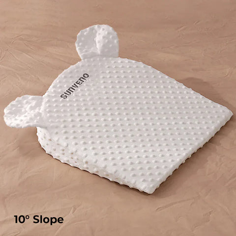 Sunveno Portable Baby Anti-Spill Milk U Shape Pillow W/ 10° Slope Pad