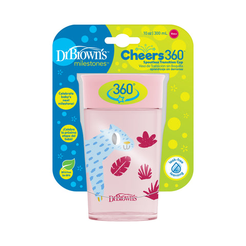 Dr.Browns Smooth Wall Cheers 360 Cup 300Ml (Pink)