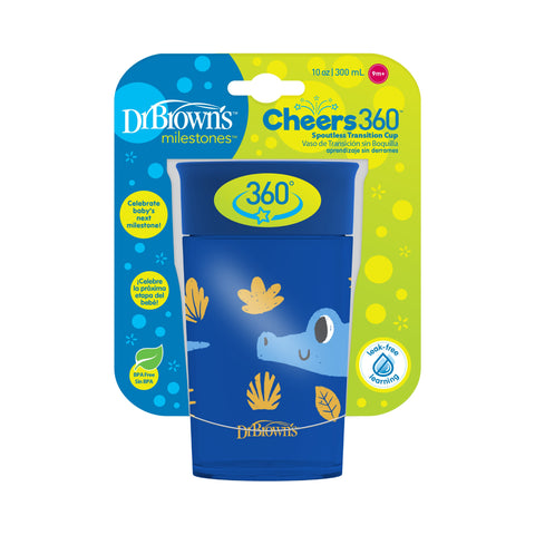 Dr.Browns Smooth Wall Cheers 360 Cup 300Ml (Blue)