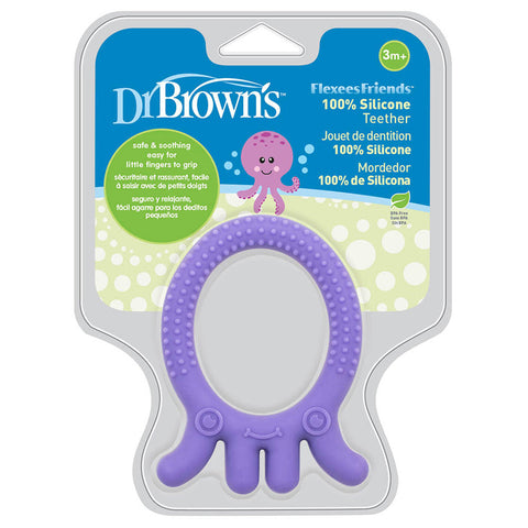 Flexees Friends Octopus Teether (Purple)