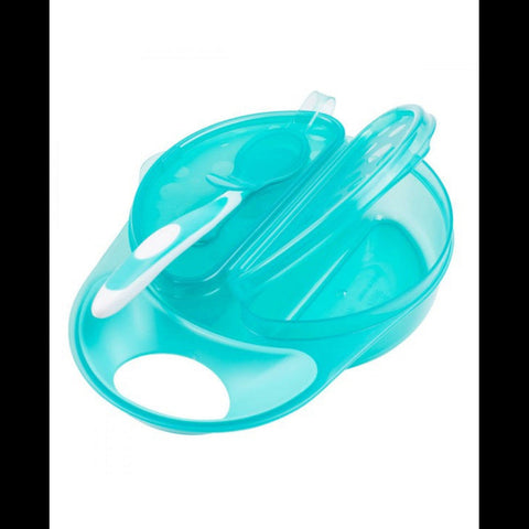 Travel Fresh Bowl & Snap-In Spoon, Teal, 1-Pack