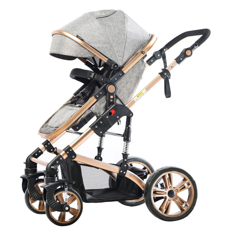 Teknum 3 In 1 Pram Stroller (Grey)