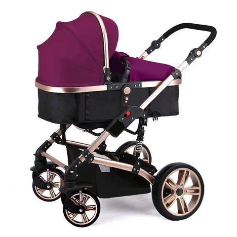 Teknum 3 In 1 Pram Stroller (Wine)