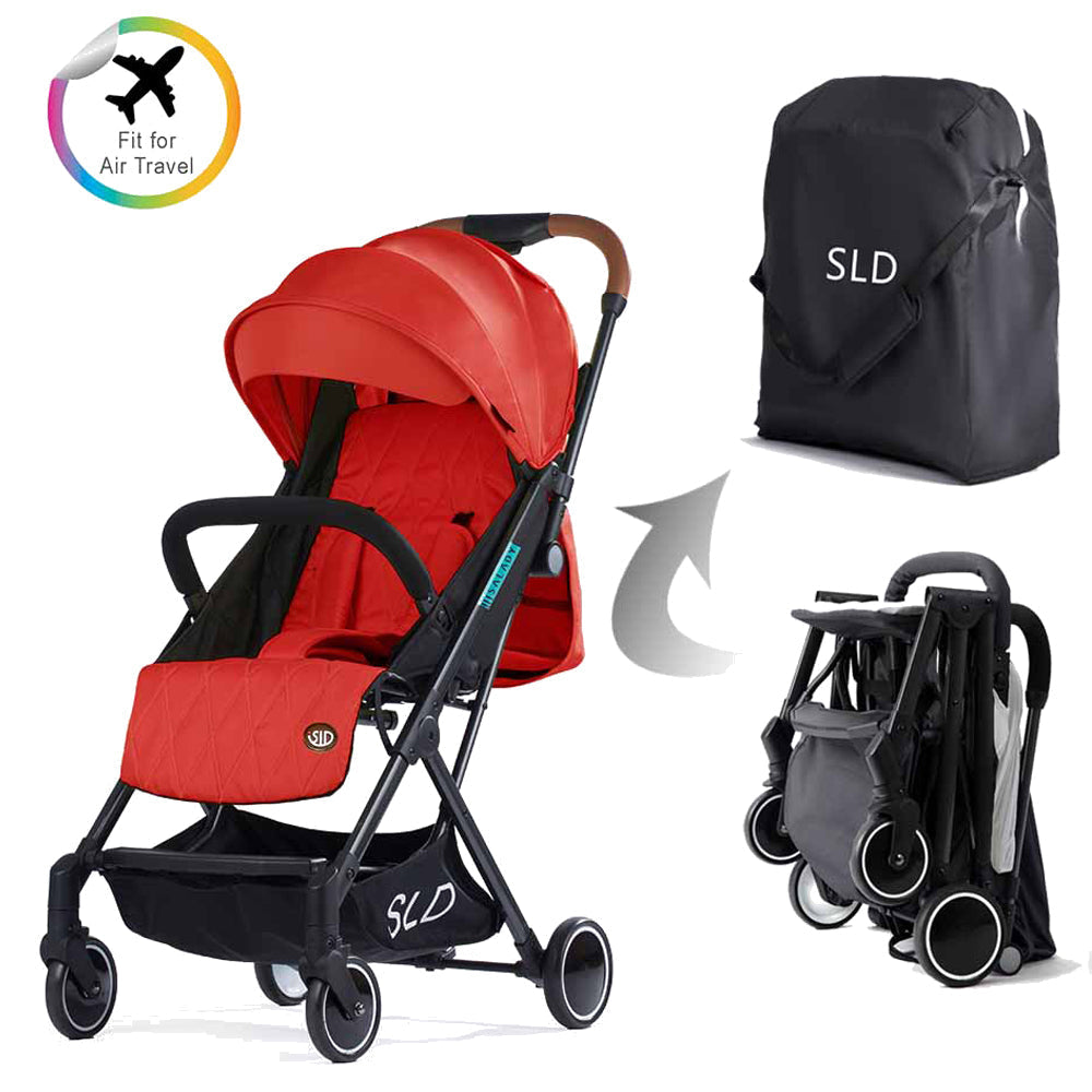 تيكنوم - عربة أطفال ترافل لايت SLD (أحمر) | عربات الأطفال تيكنوم - عربة أطفال ترافل لايت SLD (أحمر) | عربات الأطفال