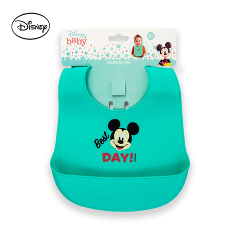 Disney - Mickey Comfi Neck Catch Silicone Bib