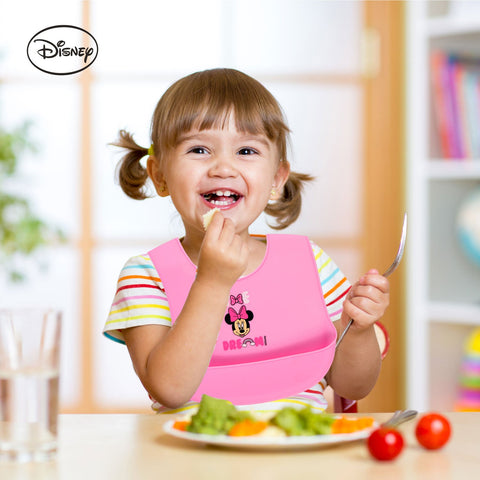 Disney - Minnie Comfi Neck Catch Silicone Bib