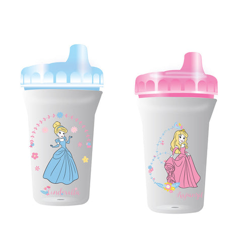 Disney - Bpa Free Baby Sippy Cup, 12 Months+, 300Ml, Pack Of 2 - Princess - Mix