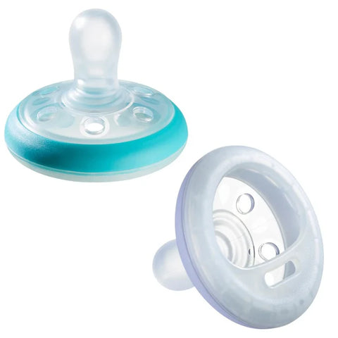 Tommee Tippee Closer To Nature Night Time Soother, 6-18 Months (Pack Of 2)